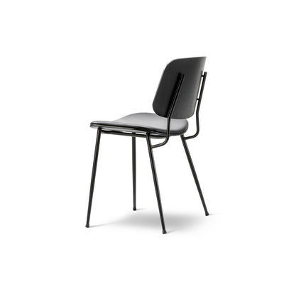Soborg Chair - Steel Frame, Seat Upholstered - OUTLET