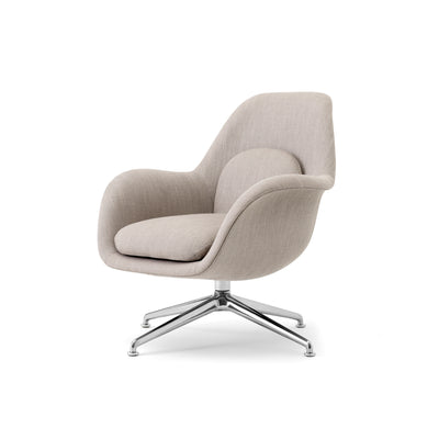 Swoon Lounge Swivel Chair - Petit - Fabric Shell - OUTLET