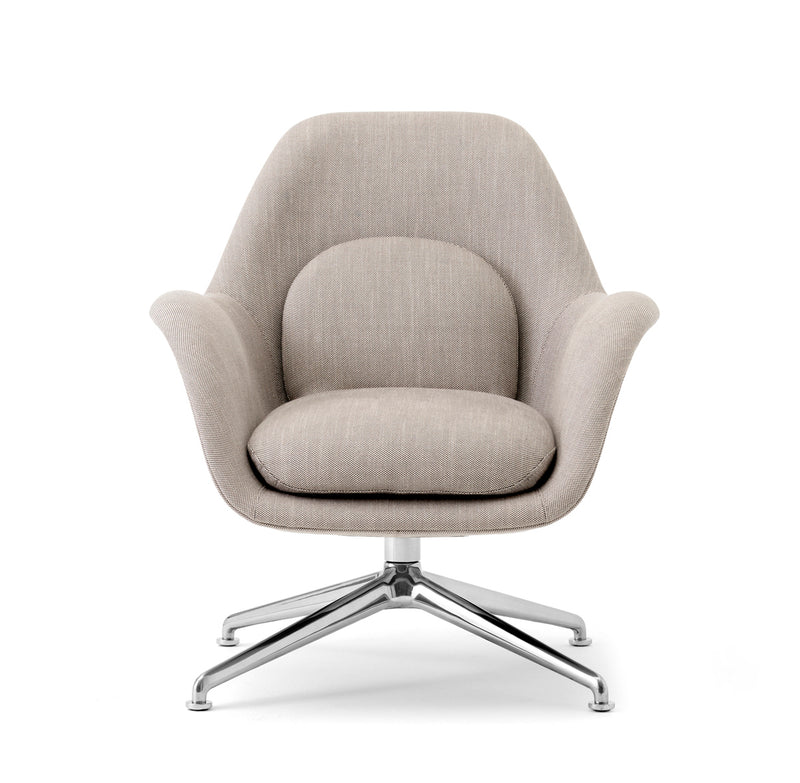 Swoon Lounge Swivel Chair - Petit - Fabric Shell - OUTLET