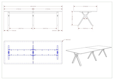 Space Table - 10' Meeting Table - OUTLET