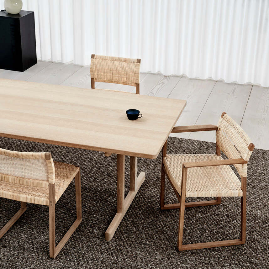 BM61 Chair - Natural Cane Wicker – Anthom | Design House