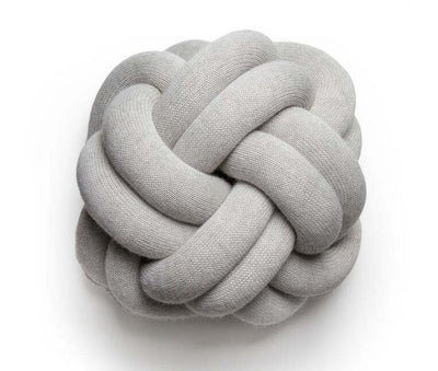 Knot Cushion - White Grey - OUTLET