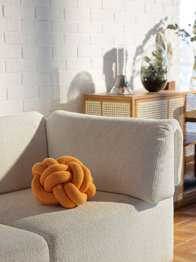 Knot Cushion - Apricot - OUTLET
