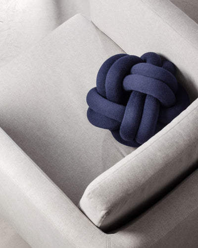 Knot Cushion - Navy - OUTLET