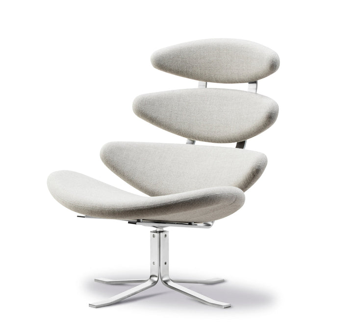 ナガノインテリア　CORONA armchair コロナ アームチェア (背もたれ木タイプ / レザー) | ナガノ