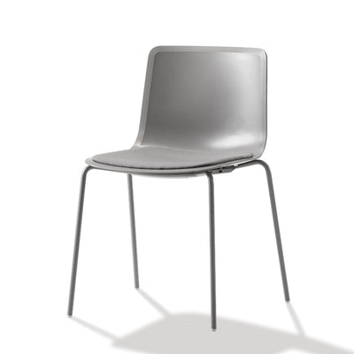 Pato Chair - 4-Leg, Seat Upholstered - Stackable