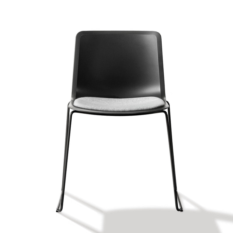 Pato Chair - Sledge Base, Seat Upholstered