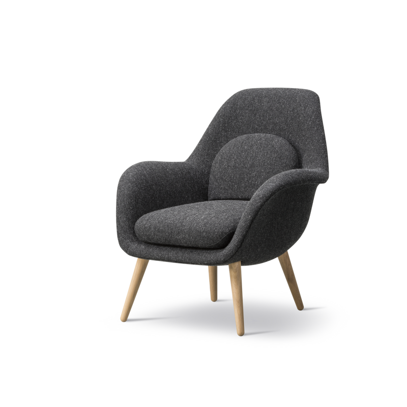 Swoon Lounge Chair - Petit - Leather Shell