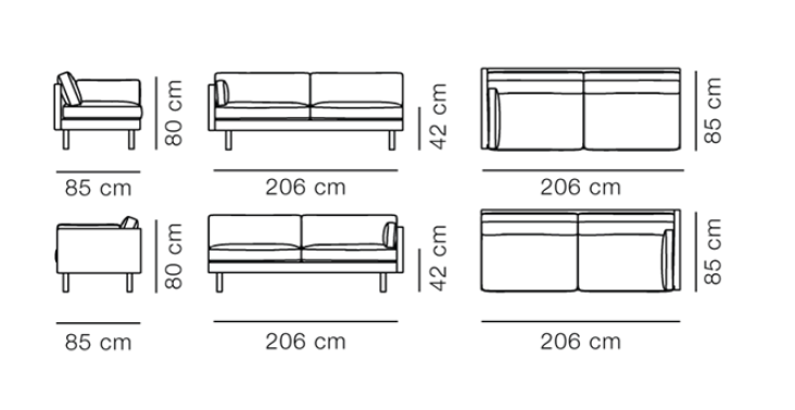 EJ220 Elements -  End Module, 2 Seater 206