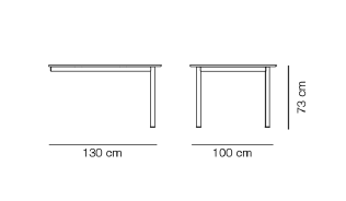 PLAN Table Modular - End (130cm)