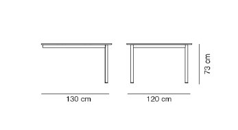 PLAN Table Modular - End (130cm)