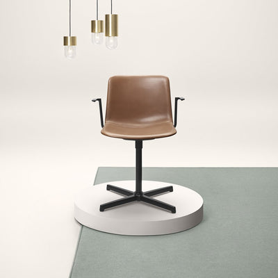 Pato Armchair - Swivel X-Base, Fully Upholstered