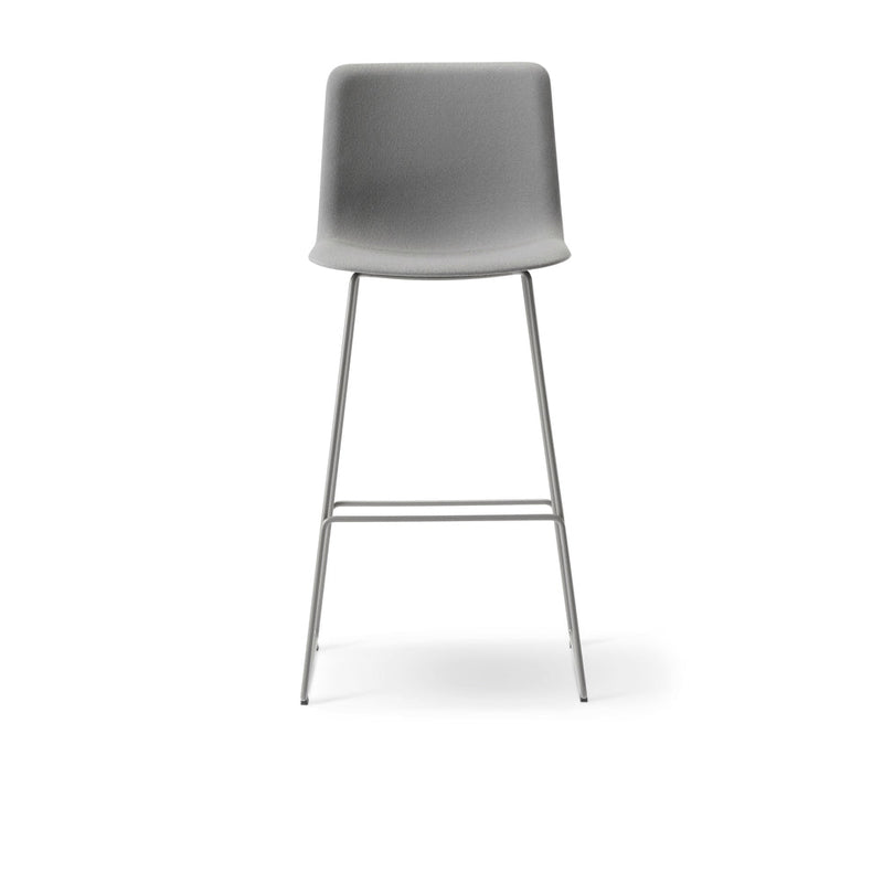 Pato Bar/Counter Stool - Sledge Base, Seat Upholstered